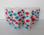 Dairy Queen Frosted Glasses - Set of 9