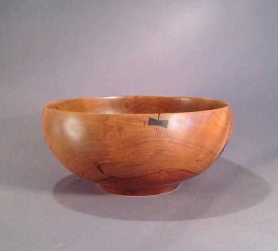 Apple Wood Bowl by DouglasMorrison on Etsy