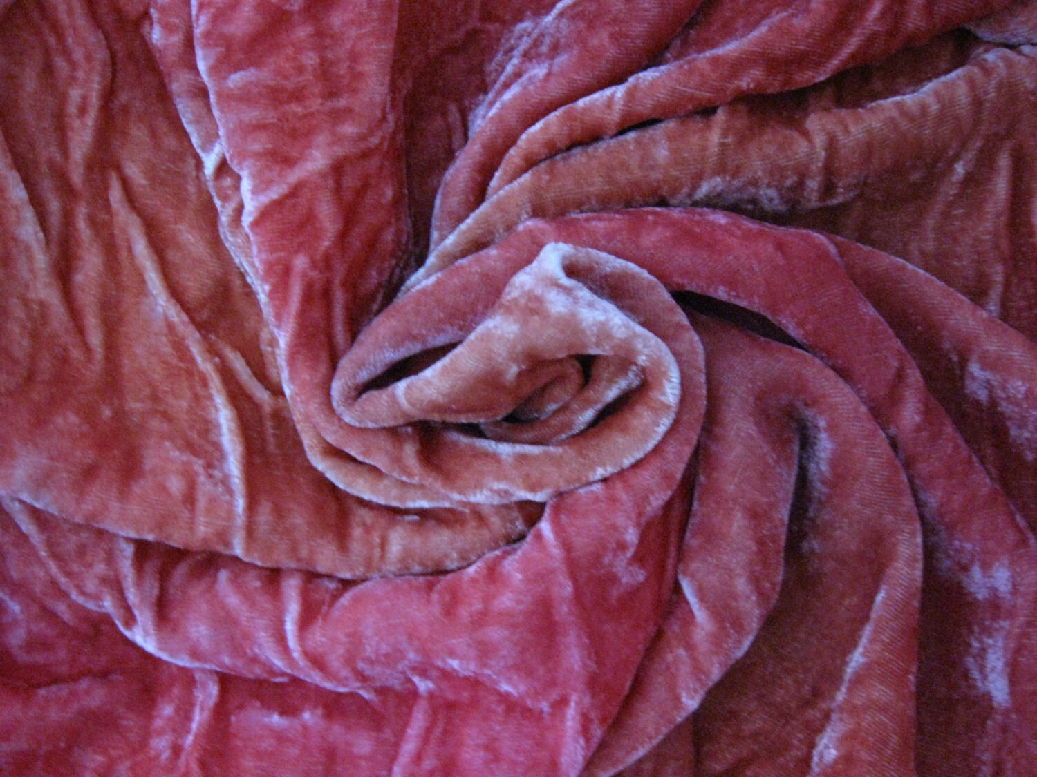 Hand Dyed Silk/ Rayon Velvet Hand Dyed Velvet