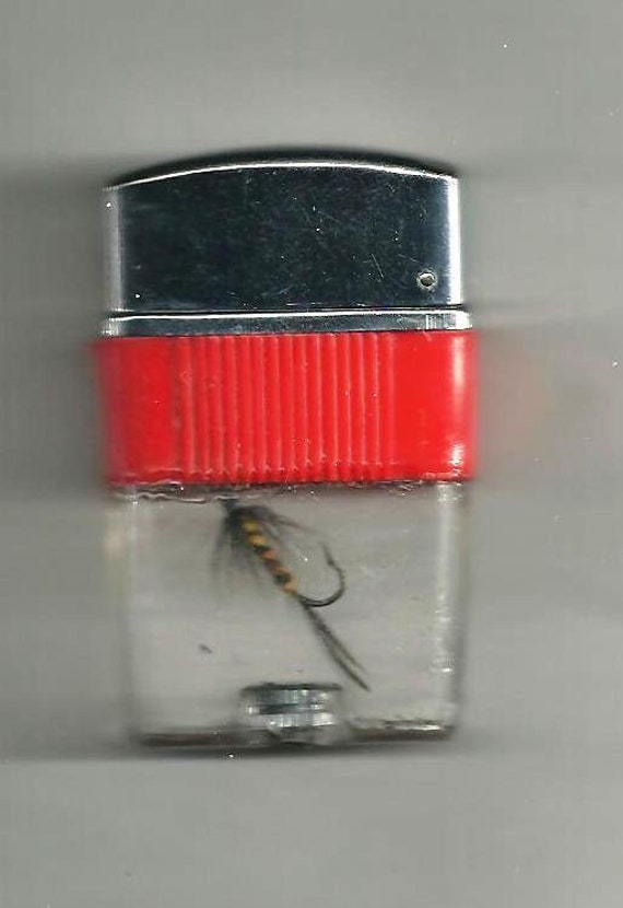 Vintage Japan Fishing Lure WW Lighter Red by ErichaJansen on Etsy