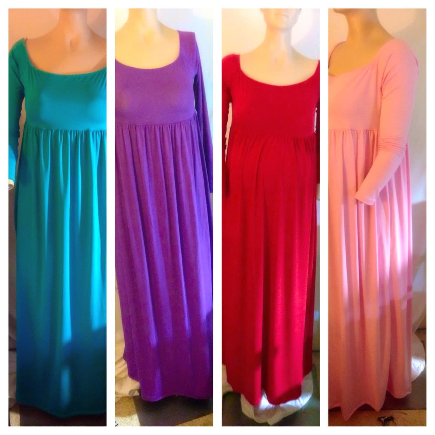 Maternity Dresses / long maxi/ baby doll maternity / by LysaBo