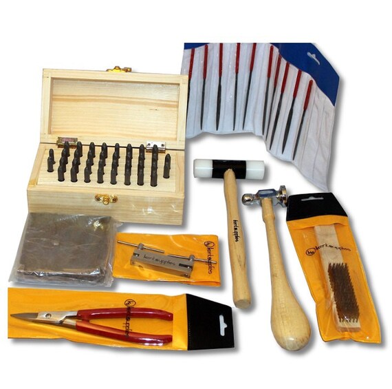 BIJ884 Metal Stamping Tool Kit with Alphanumeric Stamps and