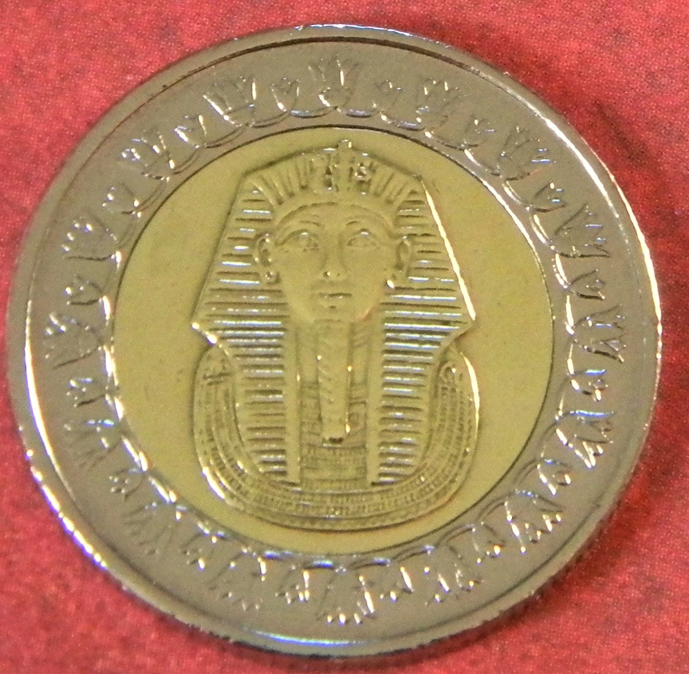 Egypt Sphinx Bi-Metallic Coin by TradeWindsNorth on Etsy