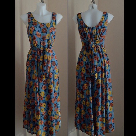 Free Shipping Vintage April Cornell Summer Dress by MadMakCloset