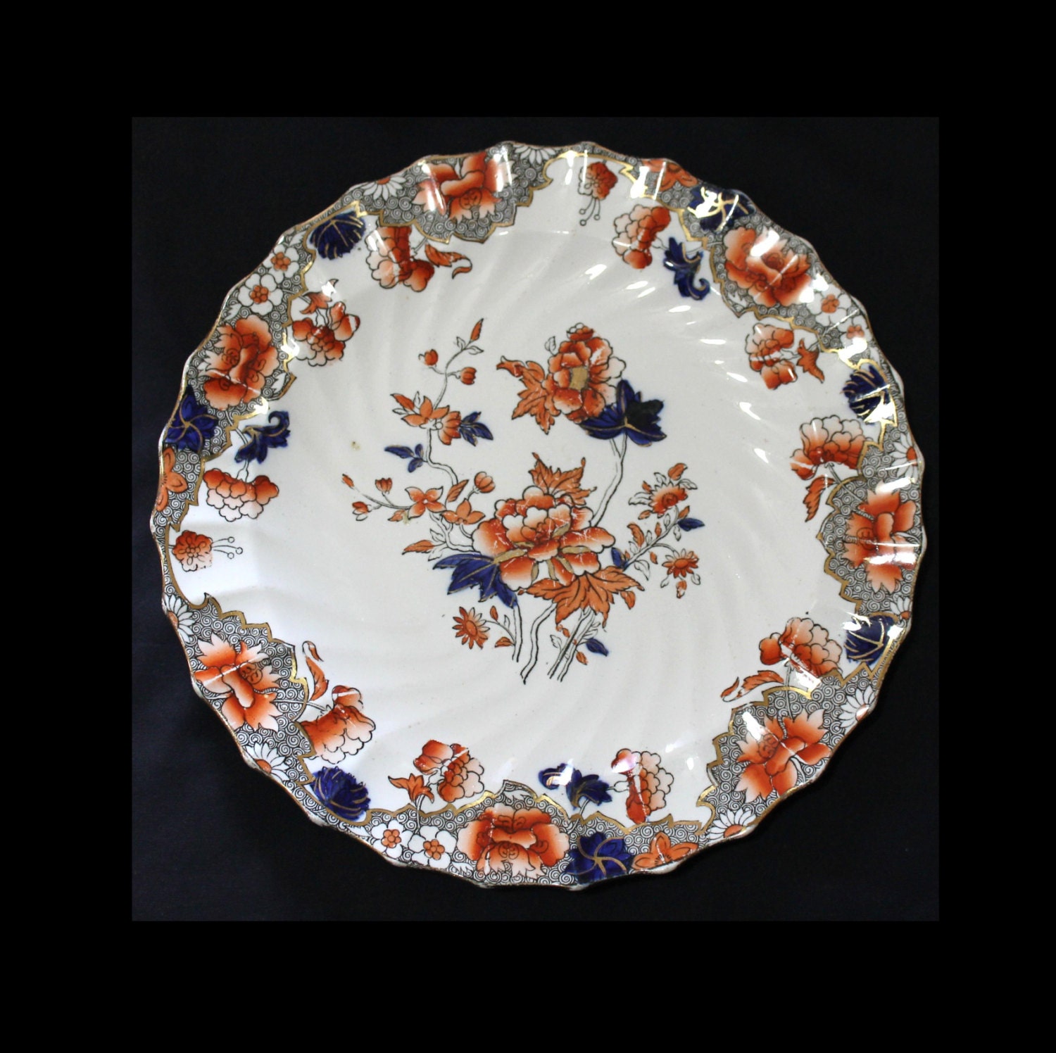 Antique Copeland Late Spode Bertha Dinner Plate Imari