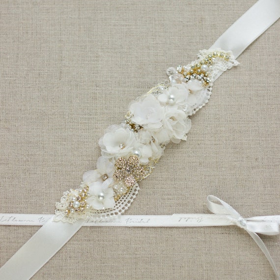 Unique Wedding Dress Sashes Belts 10