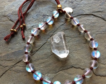Moonstone Bracelet, moonstone mala bracelet, yoga bracelet, moonstone bracelet, powerful stone bracelet, healing moonstone bracelet