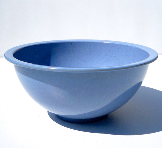 Texas Ware Mixing Bowl Large Blue 125 EUC by Potterybyrobin