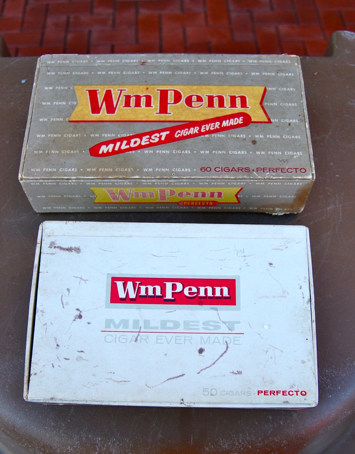 Vintage William Penn brand cigar box. The mildest by hazelhome