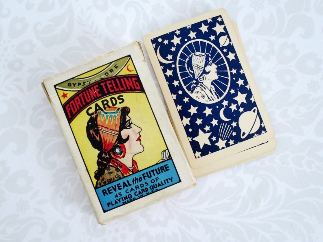 RESERVED Gypsy Lore Fortune Telling Card Deck Vintage