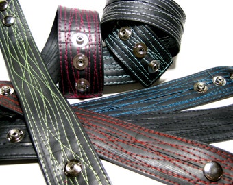 Summer Sale! 15% off - Rainbow Wide Bike Tube Cuff