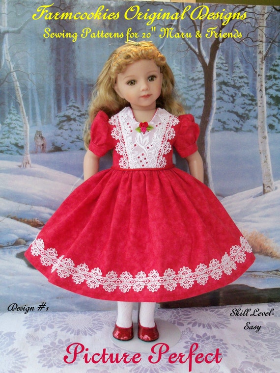 PRINTED Sewing Pattern for 20" Maru & Friends / PICTURE PERFECT