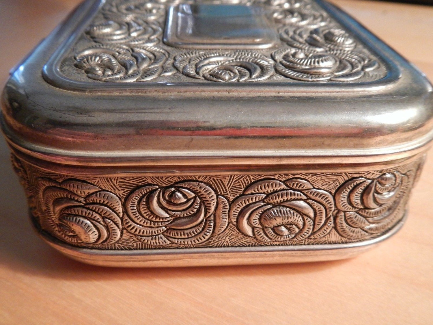 Godinger Art Company Silver Plated Trinket Jewelry Box with