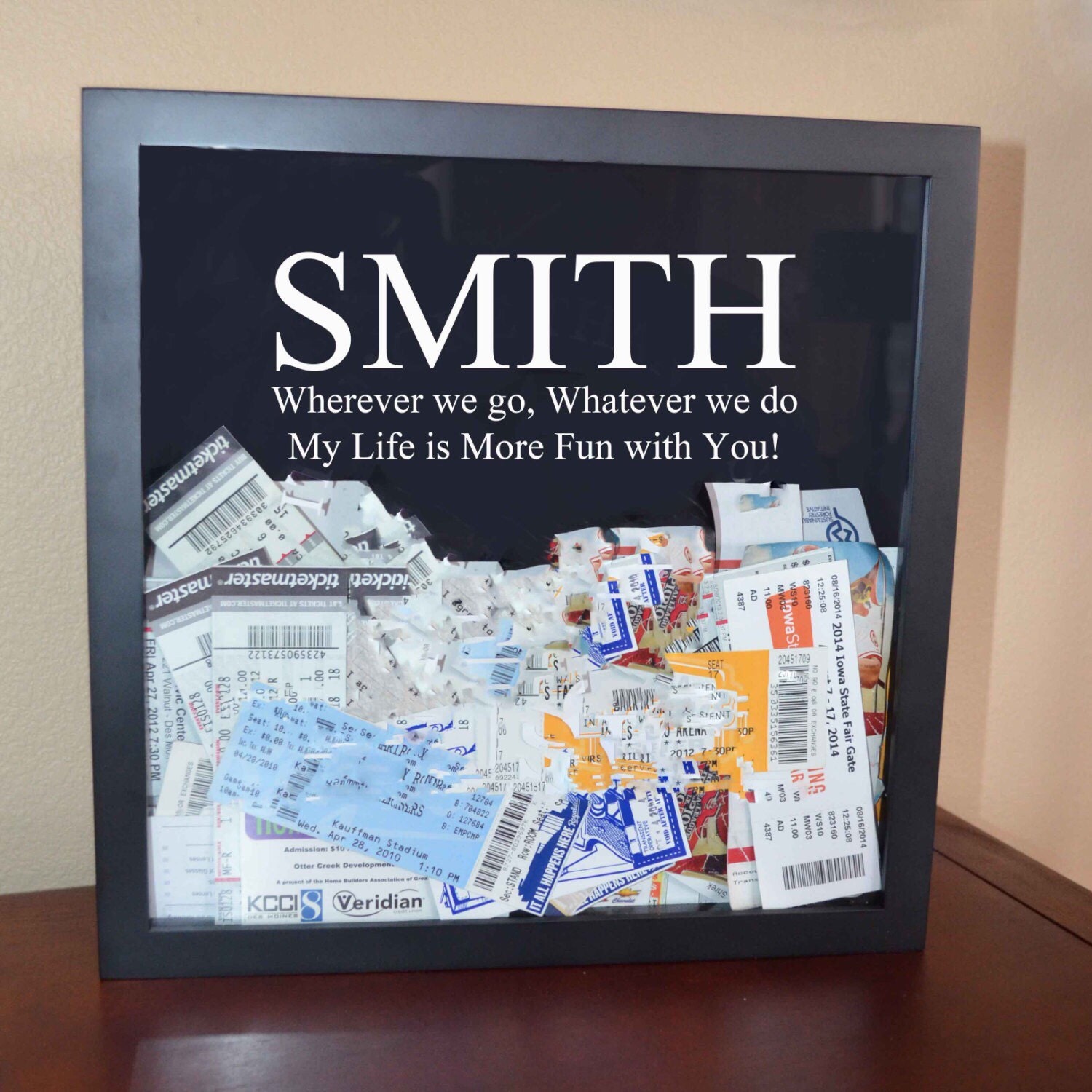 Event Stub Holder Concert Ticket Holder Memento Box Travel