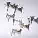 German Candle Holders - Set of 7 - Hammonia Motard 1970s