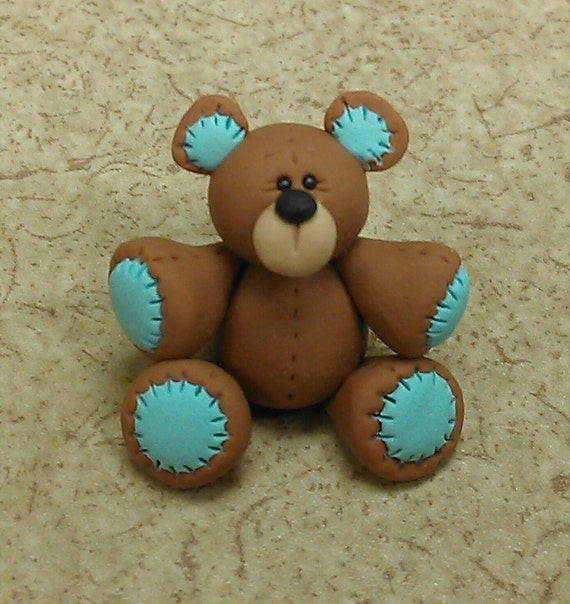 stitched up teddy bear