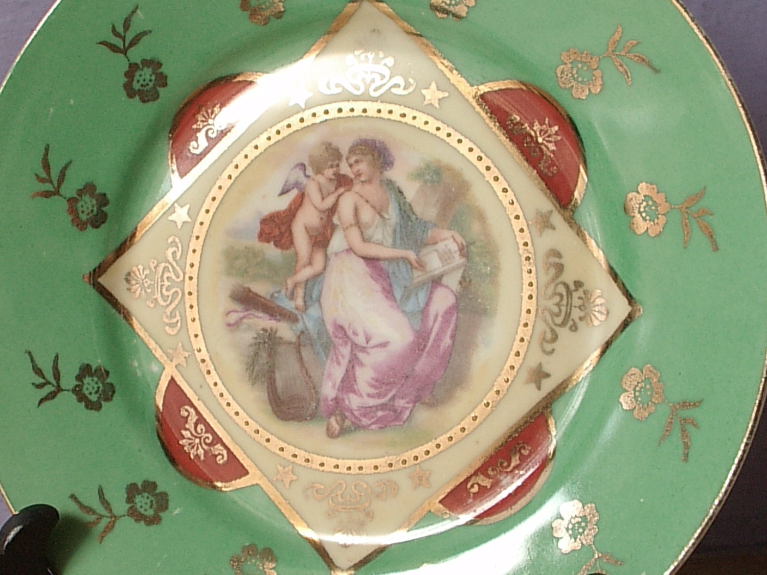 Antique Victoria Austria porcelain plate Antique by ShoponSherman