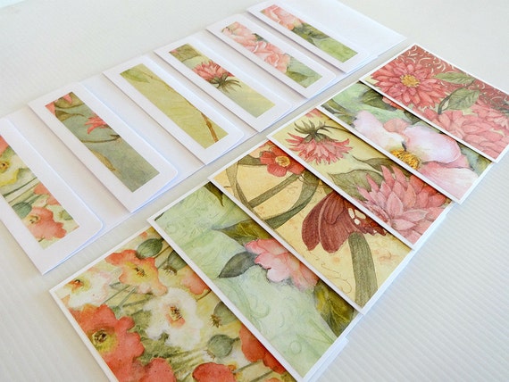 Blank Note Cards Set of 6 Blank Note Cards by StarryNightsStudioCo