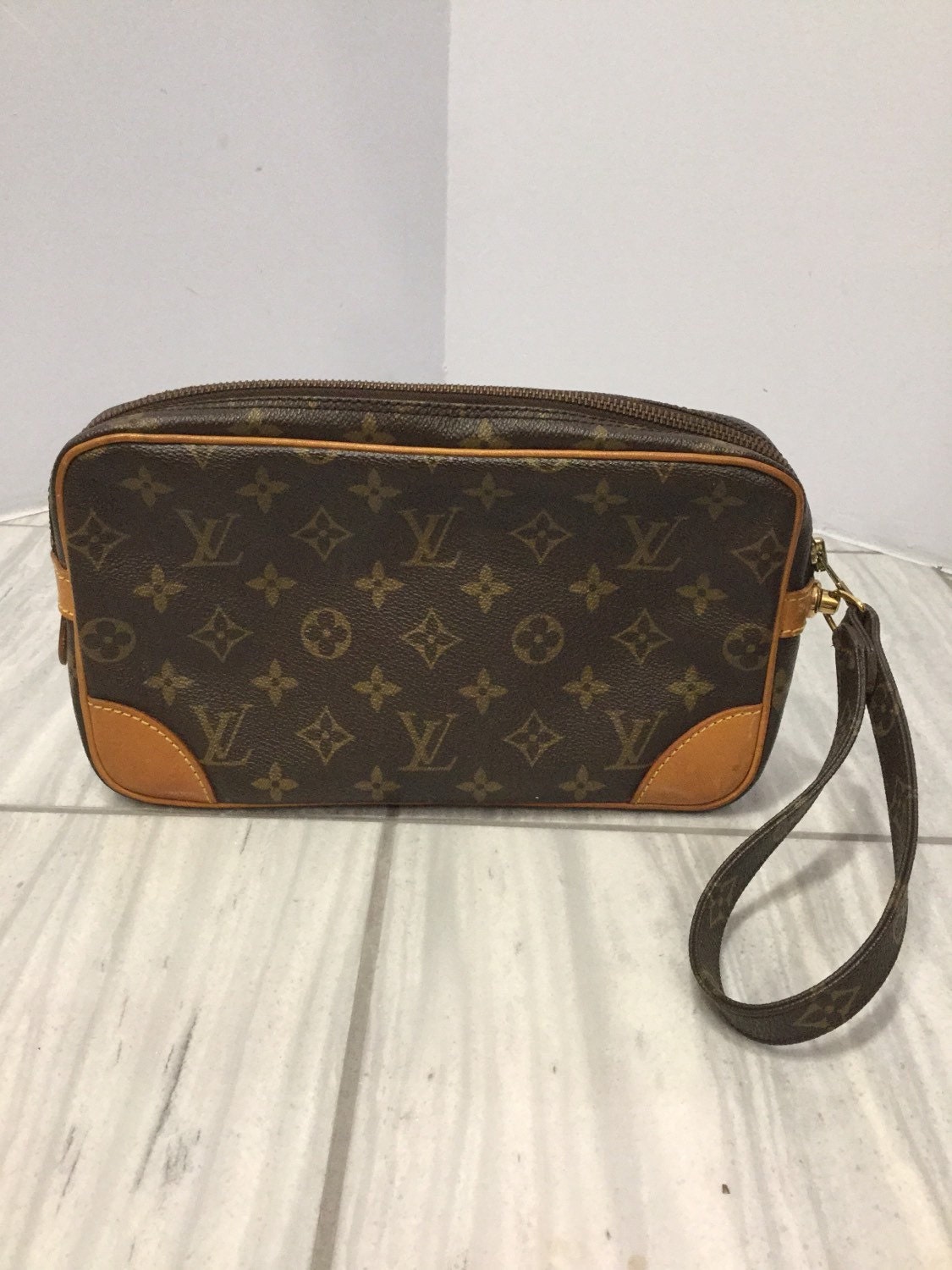 Vintage Louis Vuitton Cosmetic Bag by AgoraVintage on Etsy