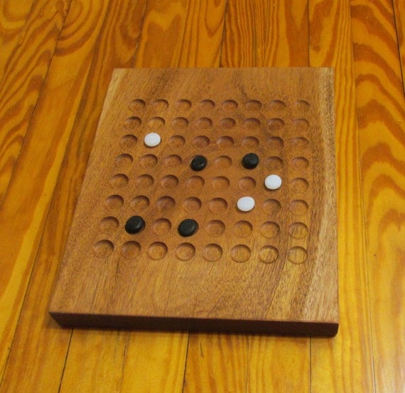 Konane Game 8x8 size board Historic Game of Hawaii by LastingWoods