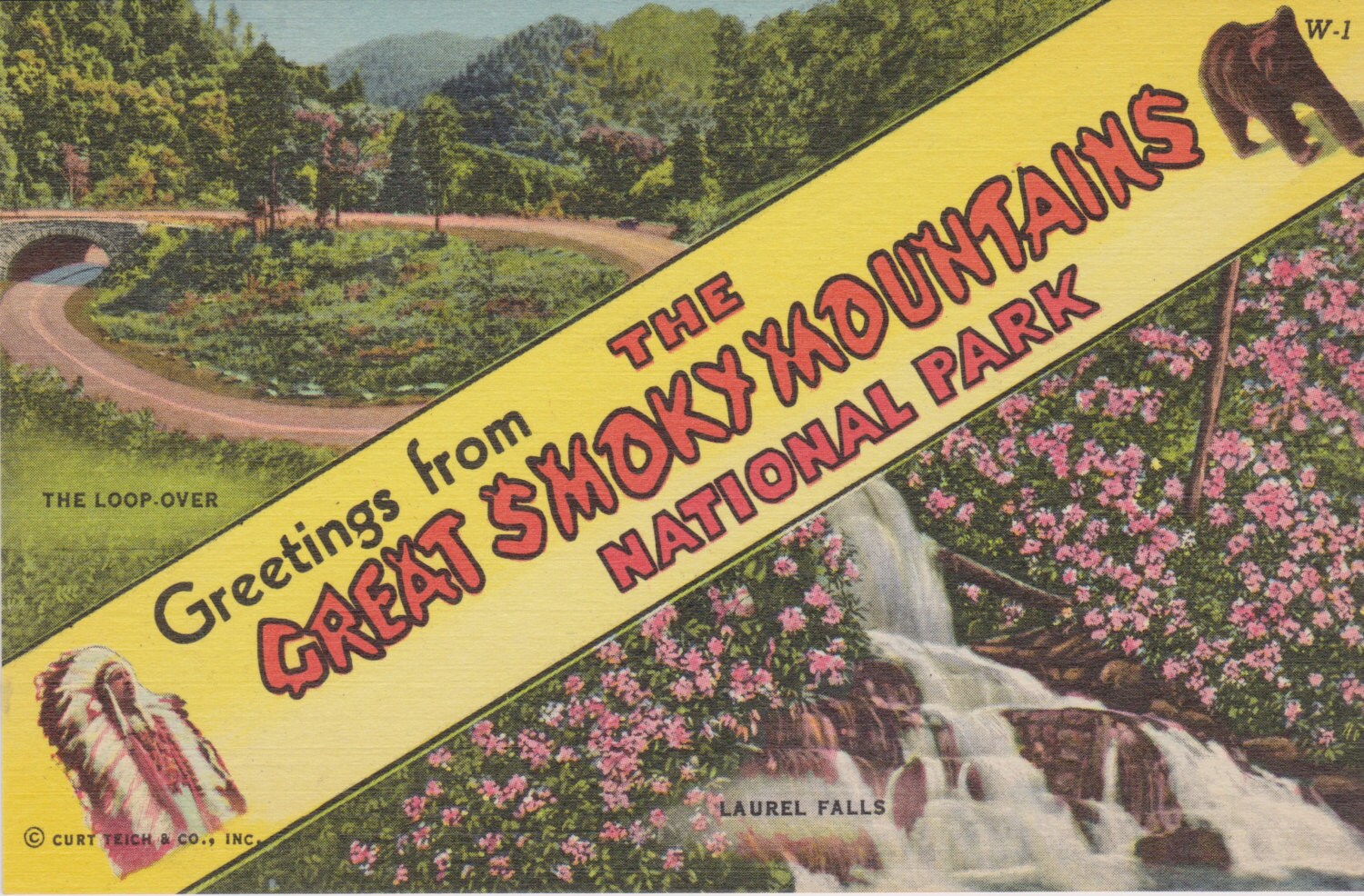 Great Smoky Mountains National Park Vintage by postcardsofthepast