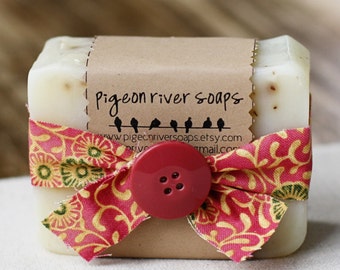 Rosie - Rose Scent - Cold Process Soap Bar - Handmade Vegan Cold Process Soap - Soap Bar