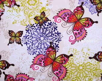 C113 - 1 meter SDLP Cotton Fabric - Butterfly  (150cm width)