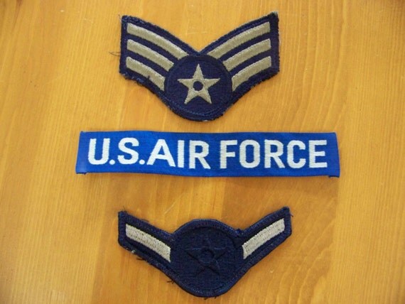 Collection Of Vintage Us Air Force Patches By Sleepswithturtles