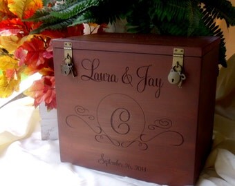 Wedding Card Box, Card Box, Rustic Card Box, Rustic Wedding, Wedding Card Holder, Card Holder, Wedding Box, Custom Card Box, Wood Card Box