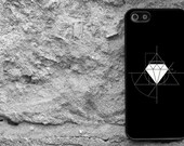 CASE009 - Handyhülle iphone samsung weiss schwarz Kunststoff
