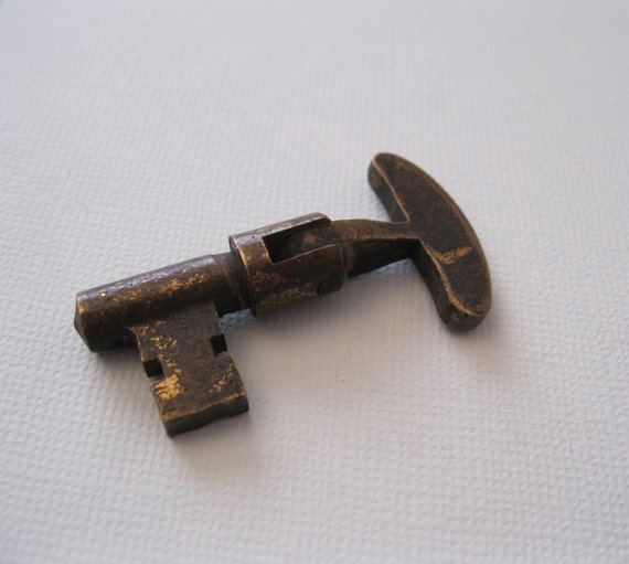 Antique Folding Pocket Door Key Unique Brass Folding Key