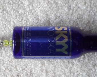 Skyy vodka blue mini liquor shot bottle humorous fishing Lure novelty bait for tackle box