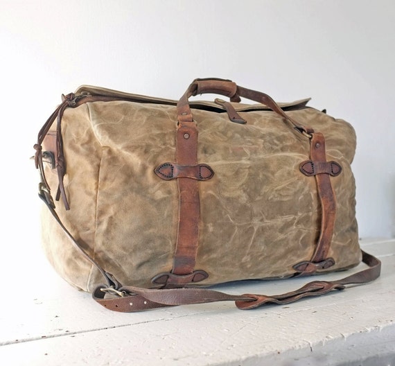 old duffle bag