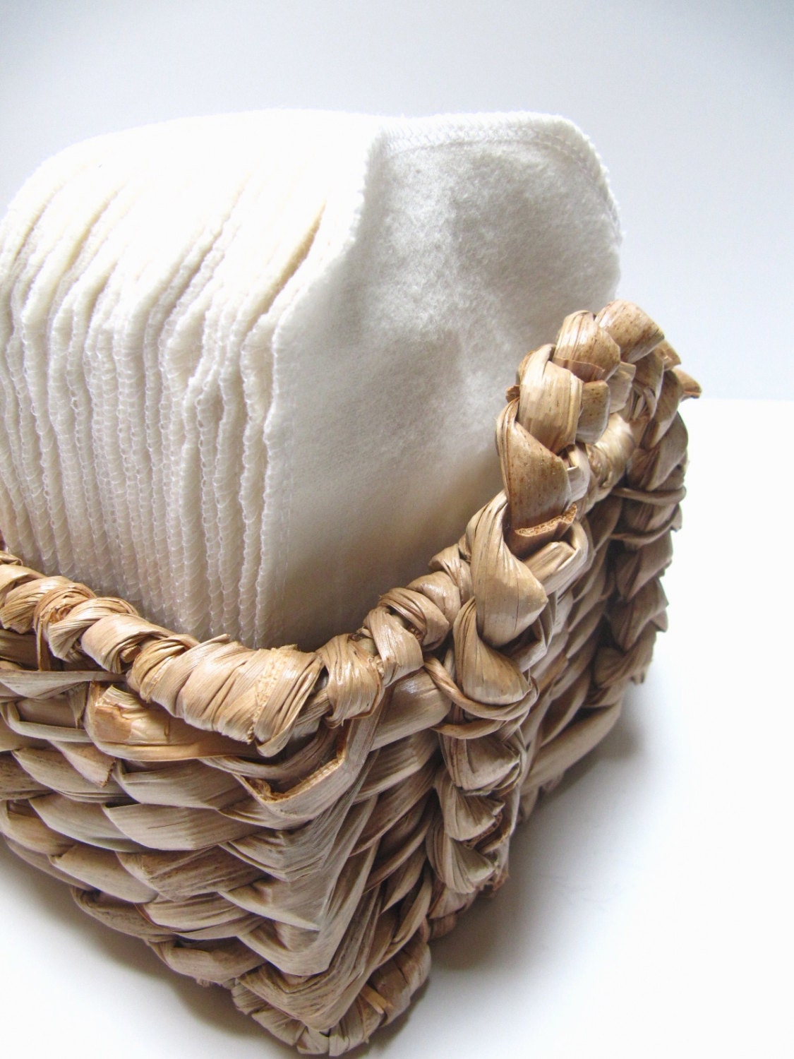 ORGANIC Reusable Cloth Wipes 20 ORGANIC Cloth Diaper Wipes