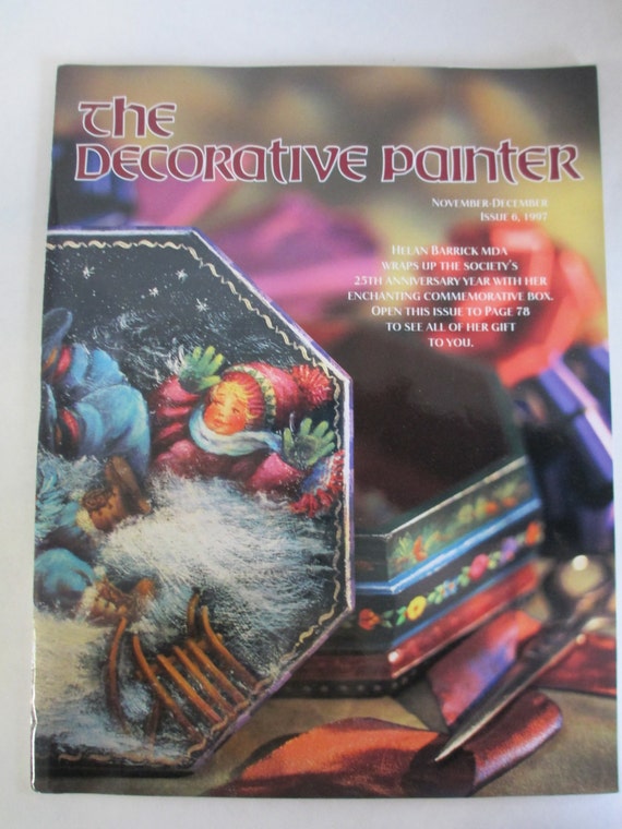 The Decorative Painter magazine 1997 November-December issue