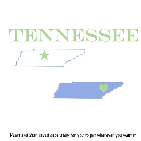 clipart map of tennessee - photo #28