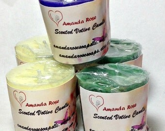 Votive candles, Palm Wax Votive Candle Set (3)
