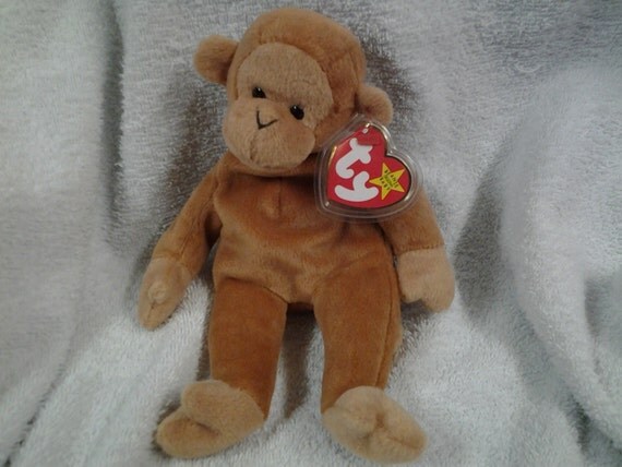 beanie baby monkey bongo