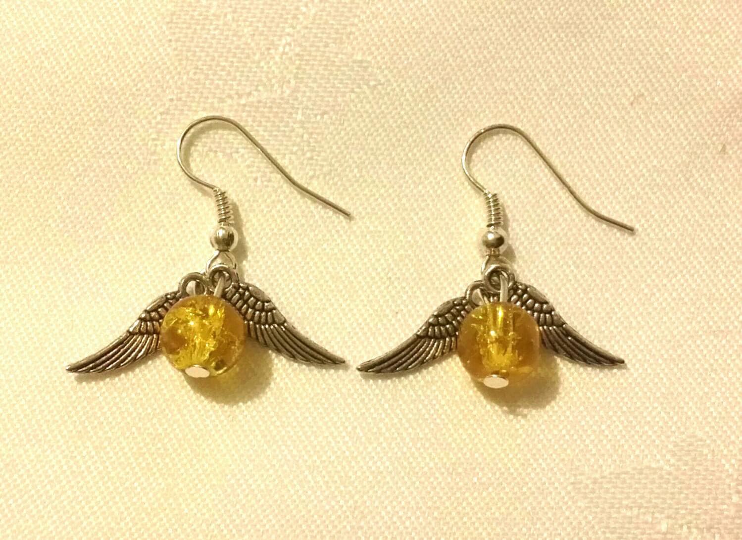 Harry Potter Golden Snitch Earrings