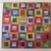 Color Blocks quilt note card (folded)