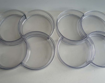 2 Vintage Dansk Designs Clear Trays 1970 Gunnar Cyren
