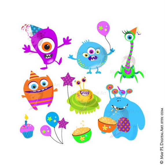 monster clipart etsy - photo #27