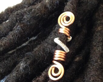 Wire Wrapped Hair Bead Dread Locs Dreadlock Jewelry Hair Accessory