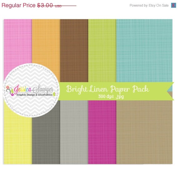 50% OFF- INSTANT DOWNLOAD, bright linen paper - 8.5 x 11 - texture background - commercial use - - scrapbooking - card making Il_570xn
