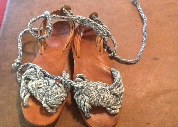 Ralph Lauren Rope Sandals by 3birdz on Etsy