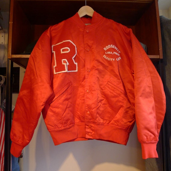 Vintage ROOSEVELT VARSITY CLUB Jacket Lima Peru by JointCustodyDC