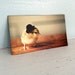Chicks in Hats Magnet Baby Chicken Wearing a Miniature Black Derby Hat