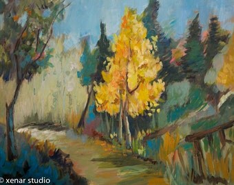 Large oil Painting Modern Original Art Impressionist Abstract landscape