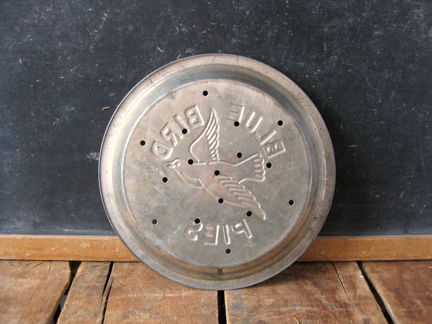 Vintage Blue Bird Pie Tin One Vintage Pie Plate Pie Pan