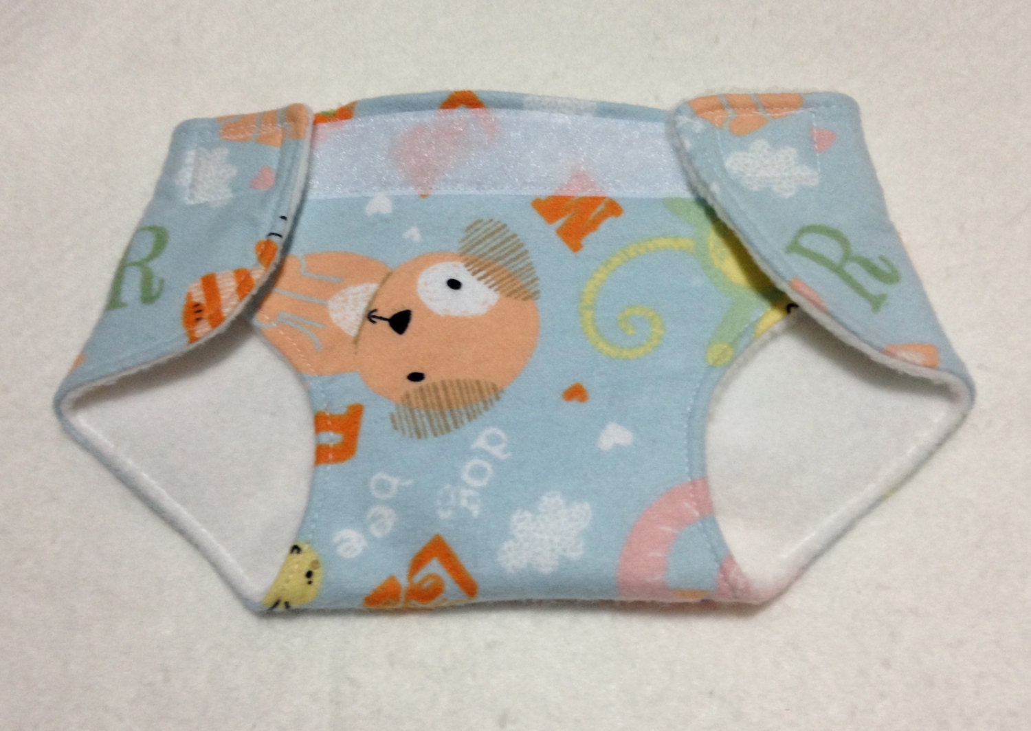 cloth doll diaper/stuffed animal cloth diaper/adjustable size